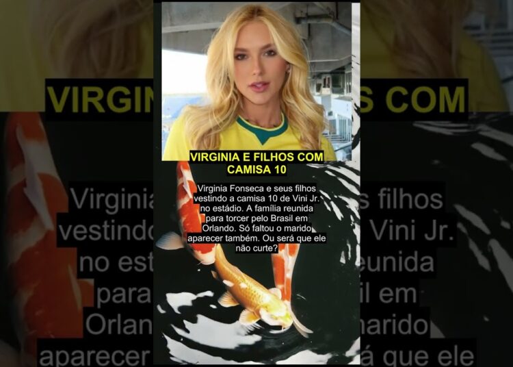 VIRGINIA E FILHOS COM CAMISA 10 #shorts #virginia #zefelipe #vinicius #copadomundo