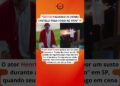 SUSTO AO VIVO! Figurino de Henri Castelli pega fogo durante Paixão de Cristo 😱🔥