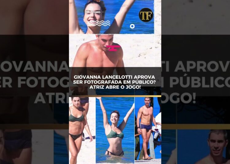 Giovanna Lancelotti comenta flagra com namorado na praia: “Eu já me acostumei”