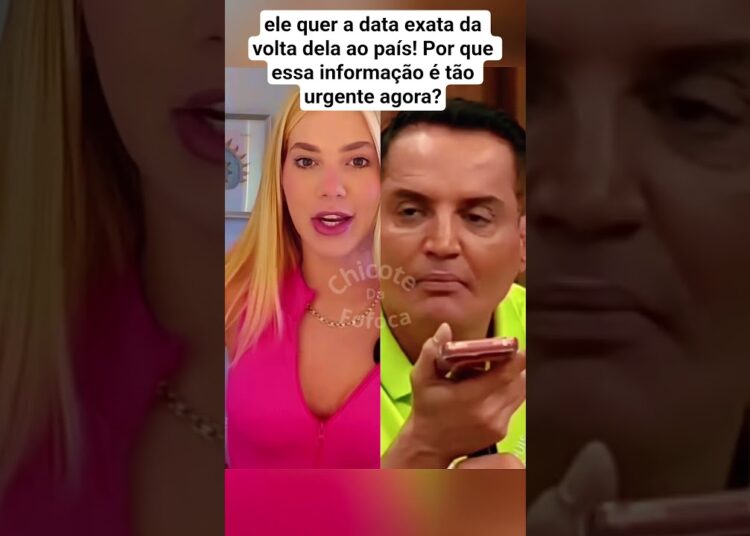 Leo Dias quer datas! Quando Virgínia volta para o Brasil?#shortsviral #virginia