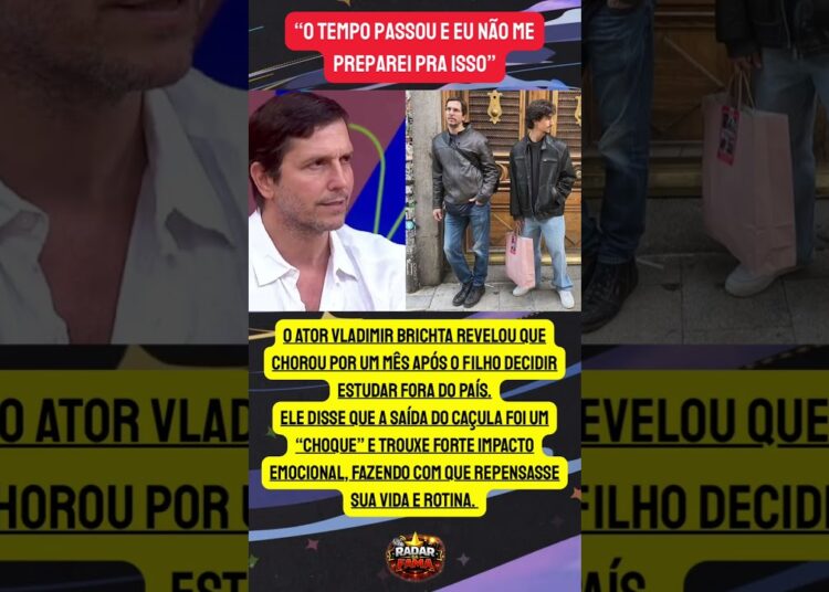 VLADIMIR BRICHTA REVELA QUE CHOROU POR 1 MÊS APÓS DECISÃO DO FILHO 💔
