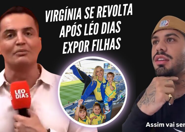 TRETA EXPLODIU! Virgínia se revolta após Léo Dias expor filhas e jornalista desabafa