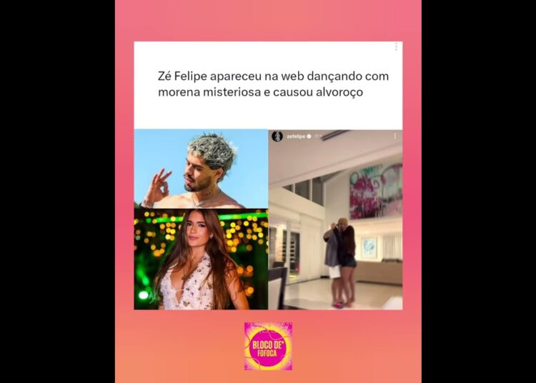 #zefelipe apareceu dançando com morena misteriosa. #fofoca #fofocas
