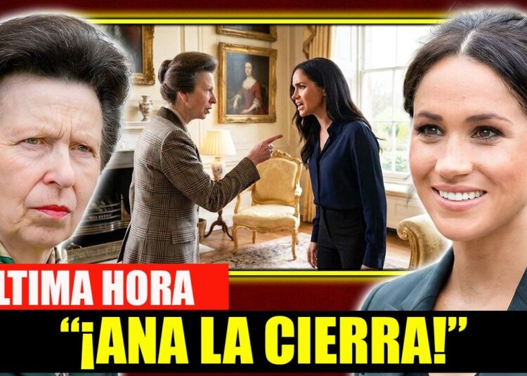 Meghan Markle lanza una amenaza pública contra la realeza, ¡y Anne la calla de inmediato!
