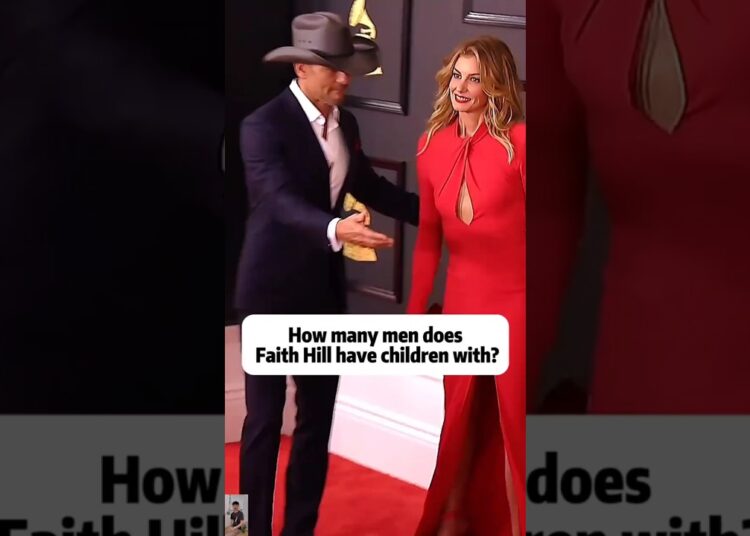 How many men does Faith Hill have children with.