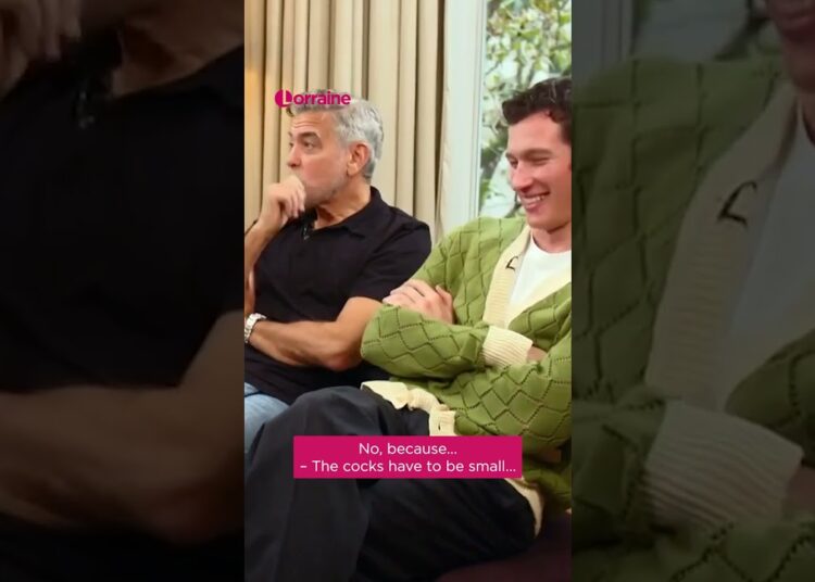 Lorraine tries to get George Clooney in trouble in this ‘cheeky’ throwback moment 🤭🐓 #lorraine