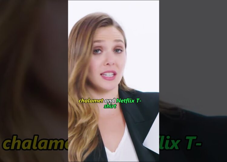 Elizabeth Olsen has a crush on this actor