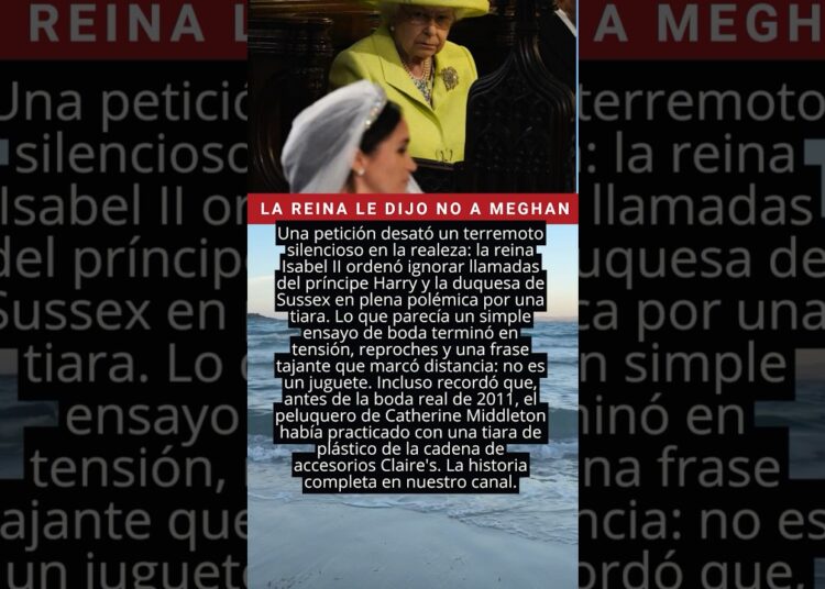 La Reina dijo no #meghanmarkle #meghanyharry