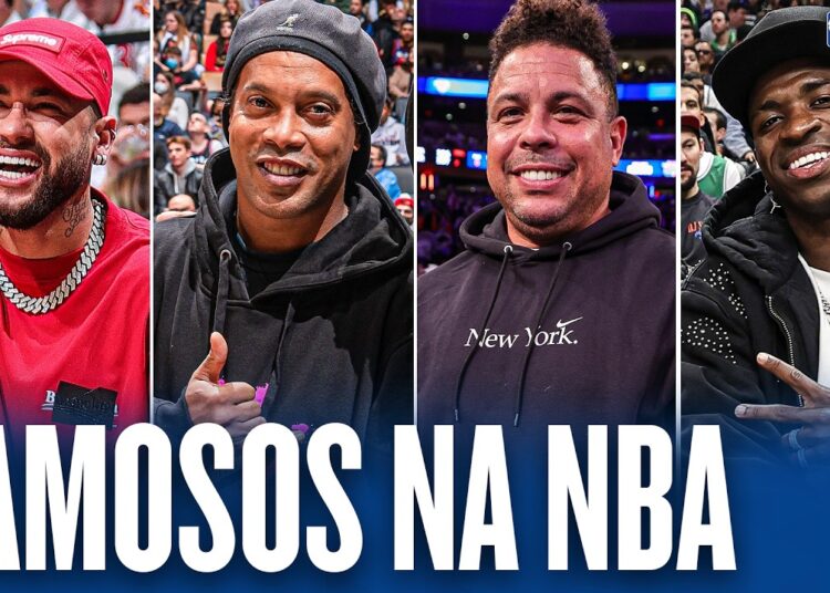 NEYMAR, RONALDINHO E VINI JR: AS REAÇÕES DAS ESTRELAS NA NBA!