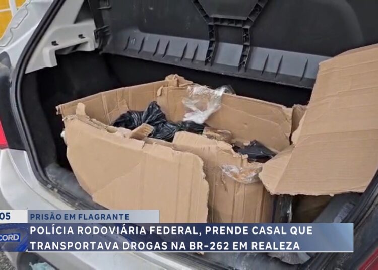 Prisão: PRF prende casal com drogas na BR-262, em Realeza.