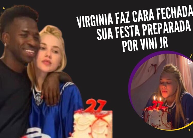 VIRGINIA faz CARA FECHADA em sua festa preparada por VINI JR e levanta suspeitas