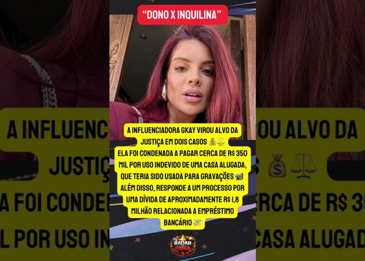 GKAY VIRA ALVO DA JUSTIÇA POR DÍVIDAS MILIONÁRIAS 🚨