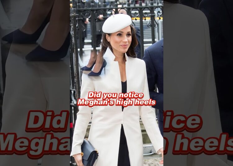 Did you notice Meghan’s high heels #princesskate #meghan #fyp #royal