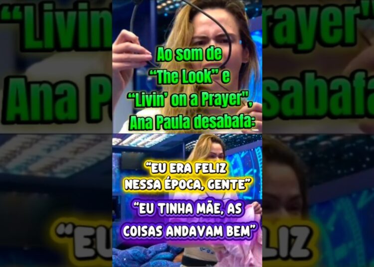 ENTRE DANÇA E SAUDADE, ANA PAULA RELEMBRA MOMENTOS DE SUA VIDA