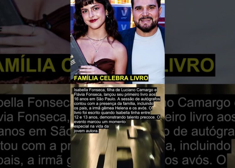 FAMÍLIA CELEBRA LIVRO #shorts #zezédicamargoeluciano