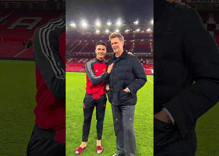 Ronaldo Meets Superstars ❤️🤯 #shorts #ronaldo #tombrady #israeladesanya #danawhite