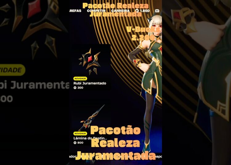 Pacotão Realeza Juramentada Fortnite