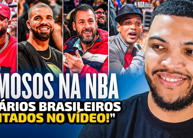 AS MELHORES REAÇÕES DAS CELEBRIDADES NA NBA! | REACT NBA BRASIL