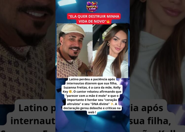 FOFOCA! LATINO se irrita com comentário sobre sua filha com KELLY KEY e explode em sua rede atacando