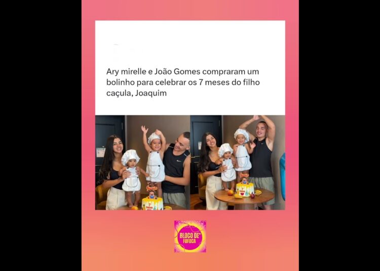 #arymirelle e #joãogomes  celebraram mais um momento especial em família. #fofoca #fofocas