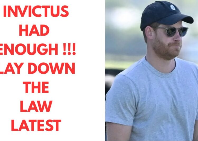 INVICTUS HAVE HAD ENOUGH ..LATEST #royal #meghan #princeharry