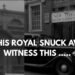 HOW THIS ROYAL SNUCK OUT TO WITNESS THIS #royal #history #nostalgia