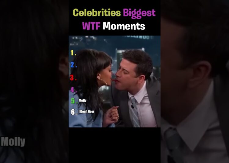 Celebrities Biggest WTF Moments