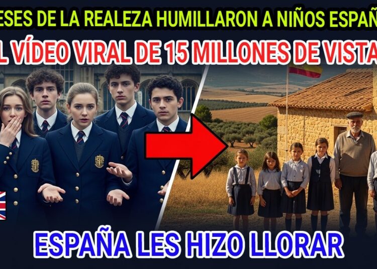 Ingleses de la REALEZA humillaron a niños españoles: lo que pasó después tiene 15 millones de vista