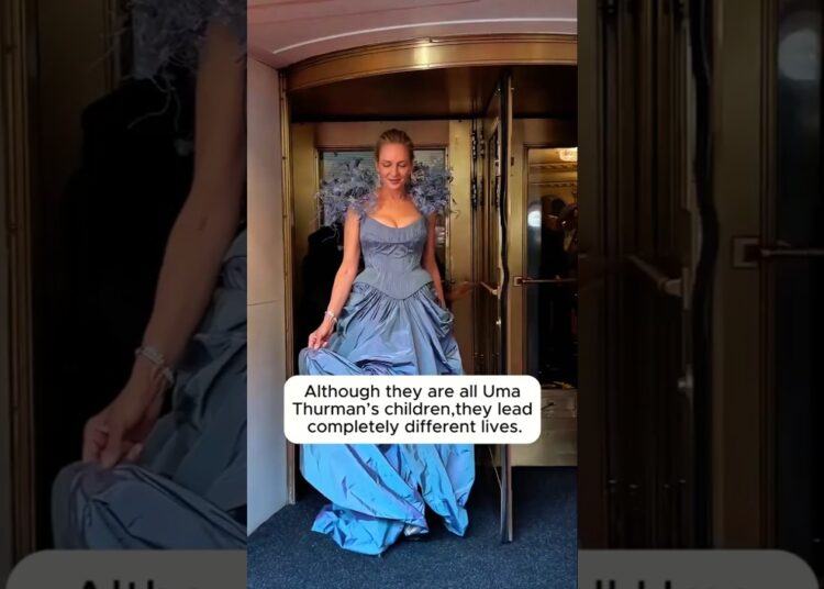 Although they are all UmaThurman’s children,they leadcompletely different lives.