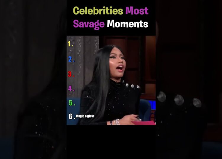 Celebrities Most Savage Moments