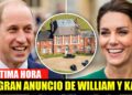 ¡La realeza está conmocionada! ¡El príncipe William y Kate Middleton hacen un anuncio sorpresa!