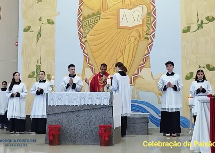 Celebração da Paixão Paróquia Cristo Rei Realeza PR. 03/04/26.
