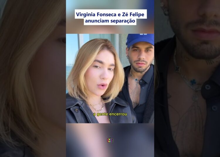 🔴 Virginia Fonseca e Zé Felipe anunciam separação 💔 O casal famoso decidiu terminar o casamento!