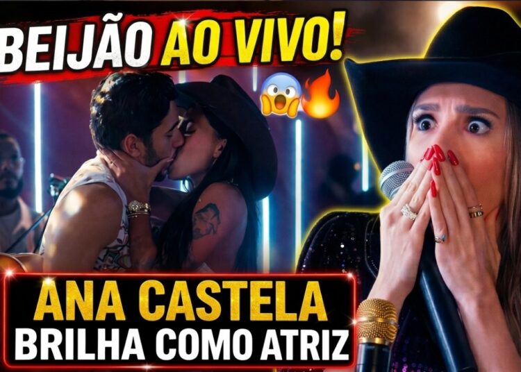 Atriz! Ana Castela da beijão em João Raul em Coração Acelerado