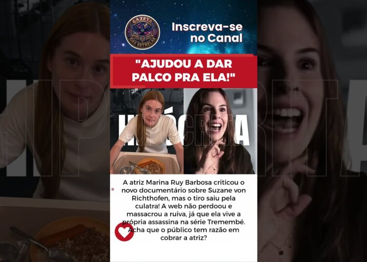 “AJUDOU A DAR PALCO PRA ELA!” A HIPOCRISIA DE MARINA RUY BARBOSA