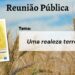 💫 Reunião Pública: Uma realeza terrestre
