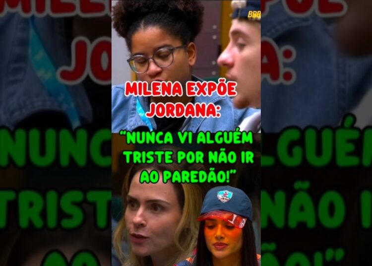 FALA DE MILENA E ANA PAULA LEVANTA DEBATE SOBRE JOGO DE JORDANA