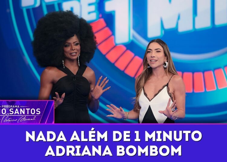 Nada Além de 1 Minuto – Celebridades: Adriana Bombom | Programa Silvio Santos (12/04/26)