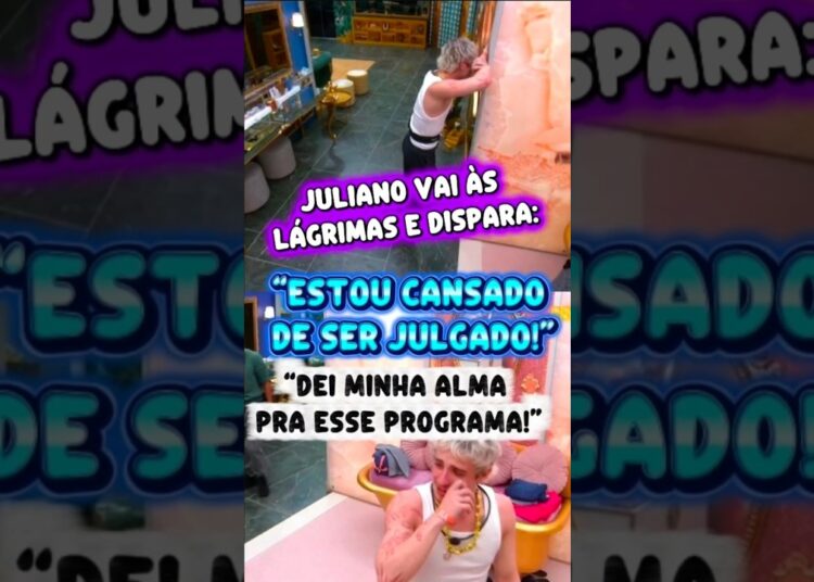 JULIANO FLOSS CAI EM LÁGRIMAS APÓS CONTRA GOLPE DE JORDANA