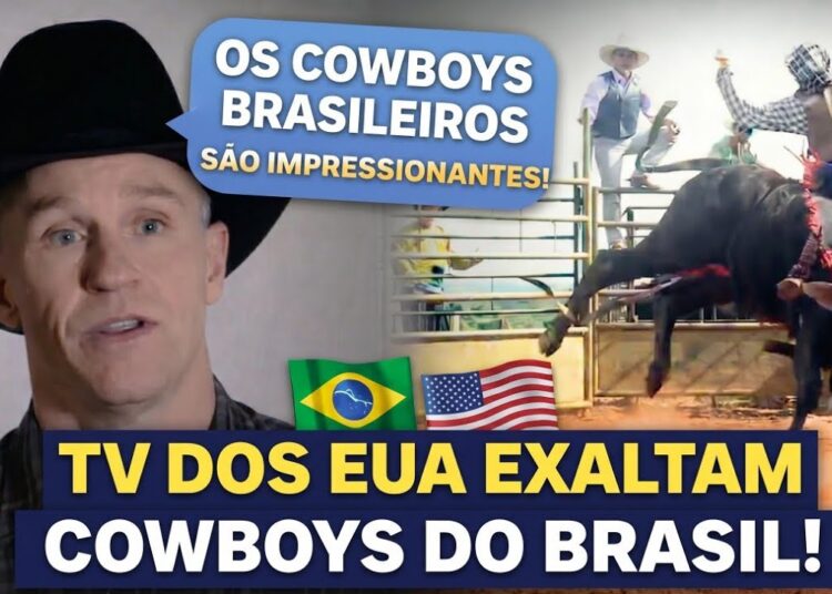 TV DOS EUA EXALTA COWBOYS DO BRASIL! 🇺🇲🇧🇷 | #fyp #viral #motivação #curiosidades