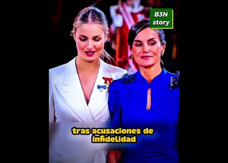 Leonor rompe protocolo y apoya a Letizia en plena polémica real