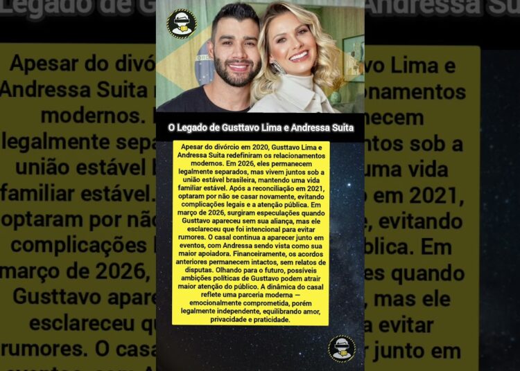 O Legado de Gusttavo Lima e Andressa Suita #shorts #brasil #amor #noticias #news #explore #short