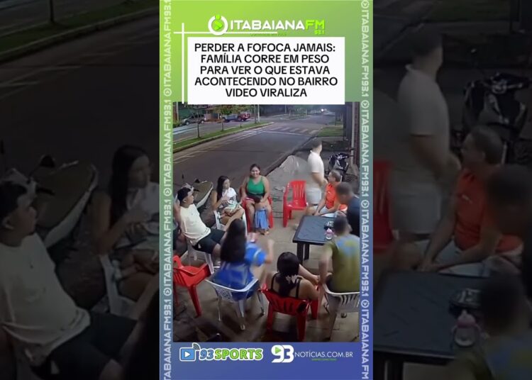 😂🏃‍♂️ Família corre atrás de “fofoca” e vídeo viraliza