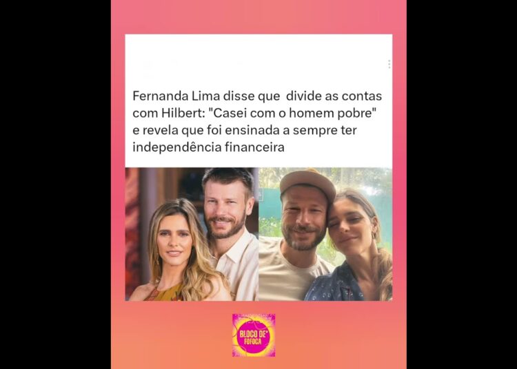 #fernandalima disse que divide as contas com #rodrigohilbert . #fofoca #fofocas