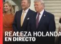 Los miembros de la realeza holandesa llegan a la Casa Blanca