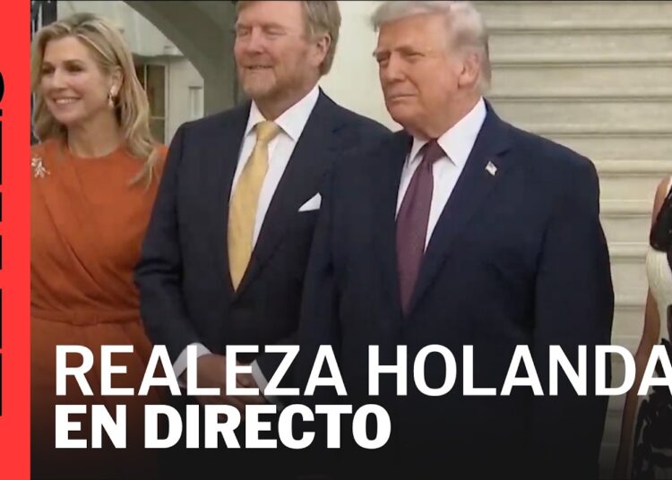 Los miembros de la realeza holandesa llegan a la Casa Blanca