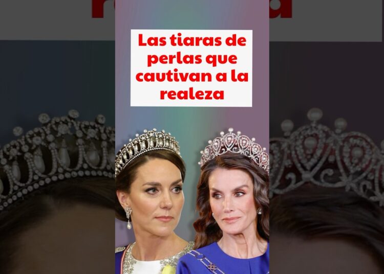 Las tiaras de perlas que cautivan a la realeza