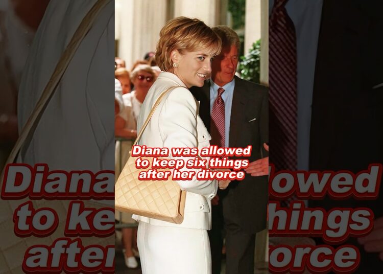 Diana was allowed to keep six things after her divorce #royal #camilla #diana #king