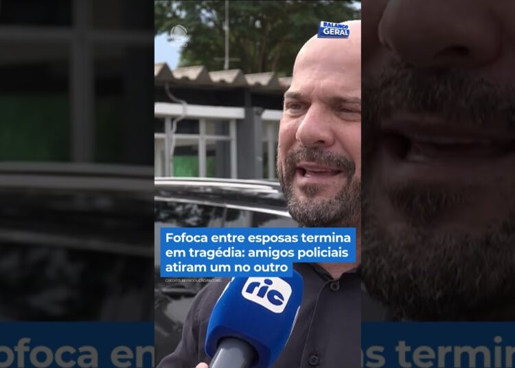 Fofoca entre esposas termina em tragédia: amigos policiais atiram um no outro #BalançoGeral #Shorts