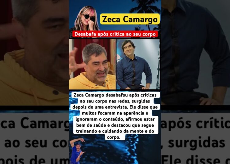 ZECA CAMARGO DESABAFA SOBRE SUA SAÍDA DO BRASIL #feedshorts #ultimasnoticia #fofoca